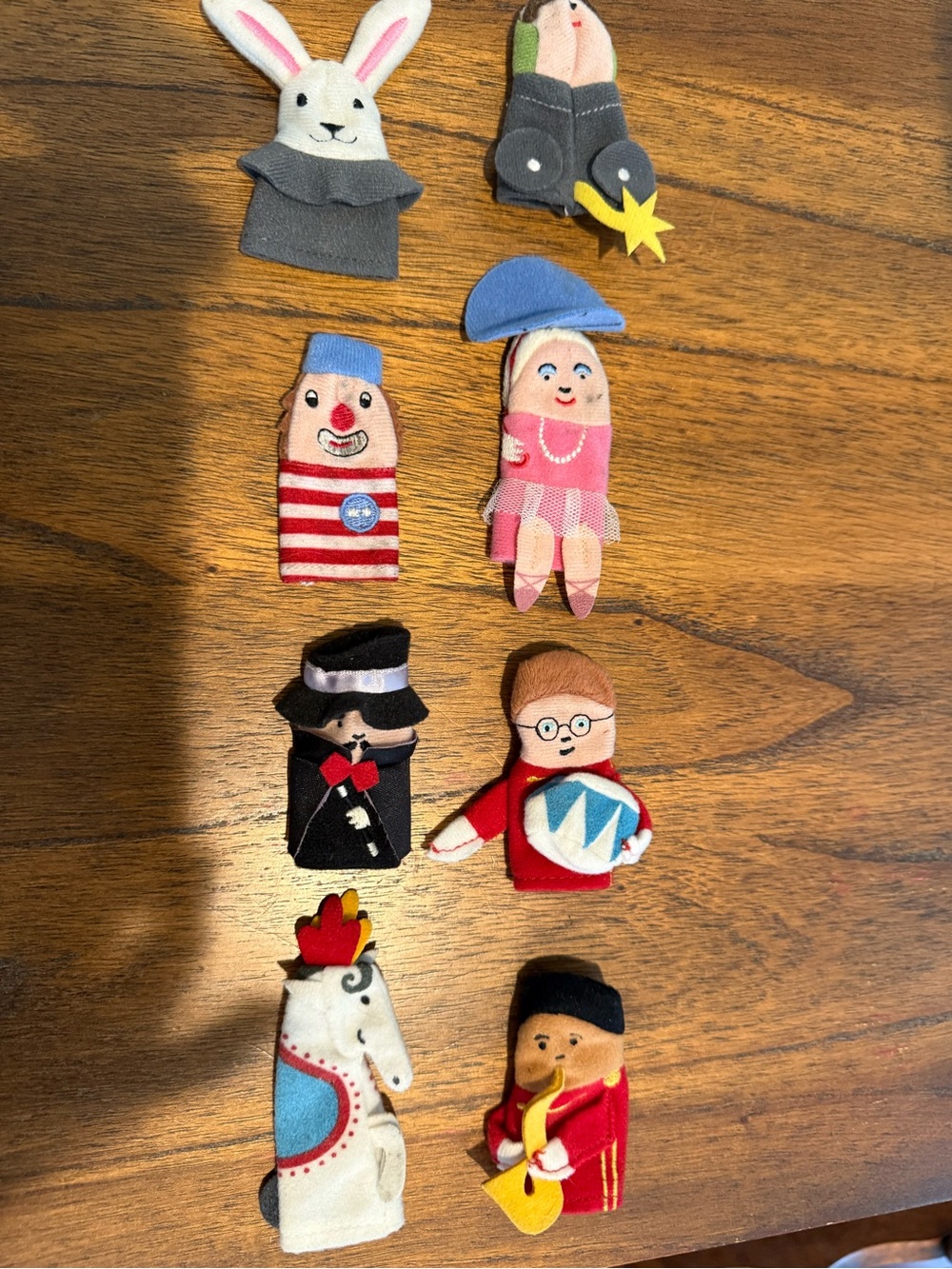 8 Assorted Handmade Finger Puppets